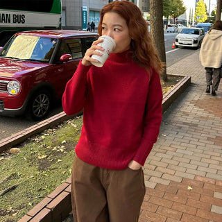 Soft turtleneck knit