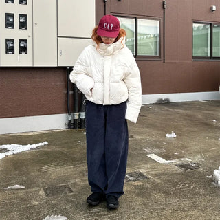 Cropped hooded jacket