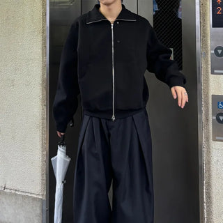 (Unisex) Edge Color Zip-Up