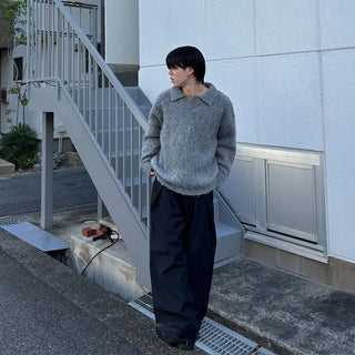 (Unisex) Modern Mohair Color Knit