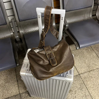 Buckle Round Shoulder Bag