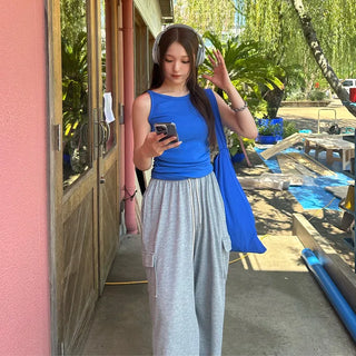 Side Shirring Tank Top