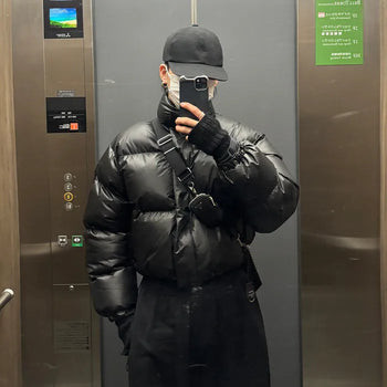 (Unisex) Standard Cropped Padded Jacket