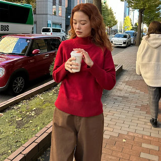 Soft turtleneck knit