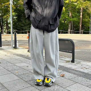 (Unisex) Pintuck Cotton Sweatpants