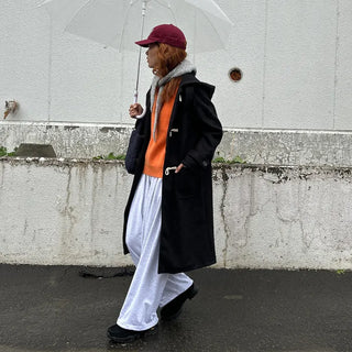 Side pintuck wide pants