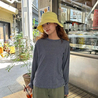 Vintage striped layered T-shirt