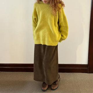 Napping long skirt