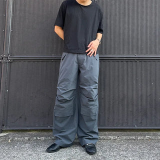 (Unisex) Dual Cargo Nylon Pants