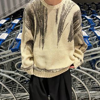 (unisex) Painted Nuance Round Knit