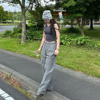 String cargo pants