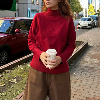 Soft turtleneck knit