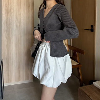 Balloon mini skirt