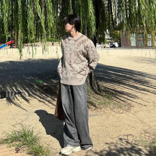 (Unisex) Geometric Sweat Knit