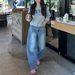 (Unisex) Balloon Denim Pants