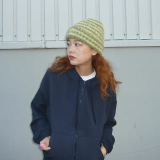(Unisex) Washable Hooded Zip-Up