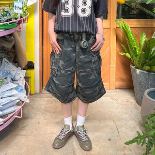 Military Bermuda shorts
