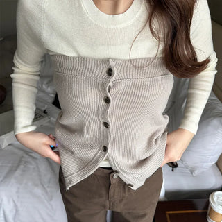 Button Rib Top