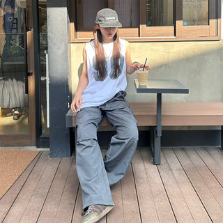90's Oversized Sleeveless T-shirt