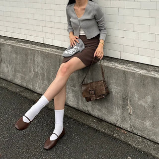 Basic mini skirt