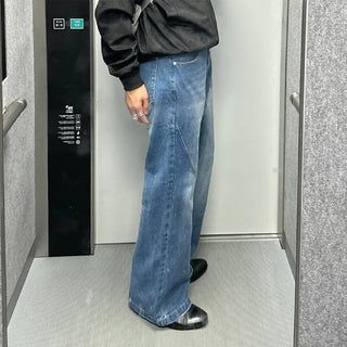 (Unisex) Oblique Semi-Bootcut Denim