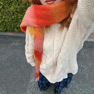(Unisex) Cable Low Gauge Box Knit