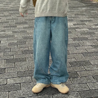 (Unisex) Side-Wave Pocket Carpenter Denim