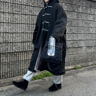 Hoodie Bomber Long Jacket