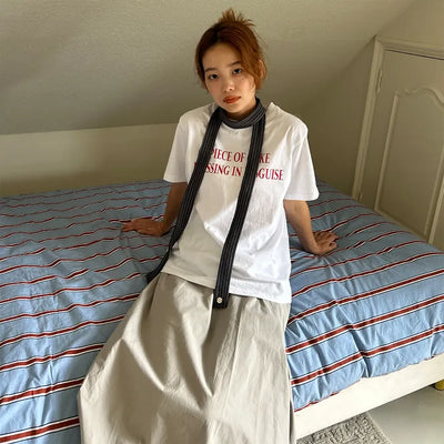 Front Lettering Cake T-Shirt