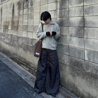 Suede Crack Square Cross Bag