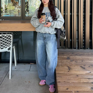 (Unisex) Balloon Denim Pants