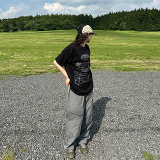 String cargo pants