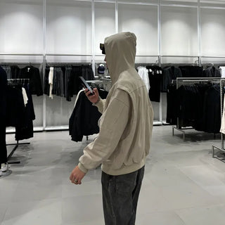 (Unisex) Zip-Up Hoodie Bomber Jacket