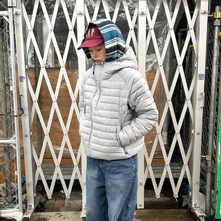 (Unisex) Hooded Padded Down Jacket