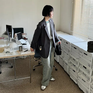 Boxy cotton jacket