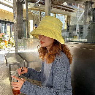 Colored bucket hat