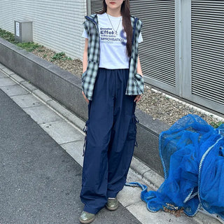 Side Ribbon Pocket Cozy Pants