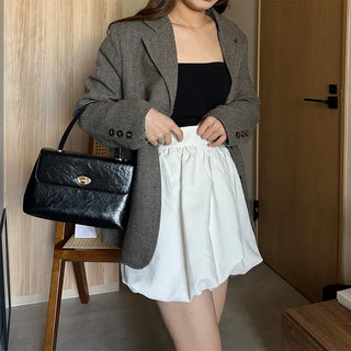 Balloon mini skirt
