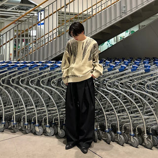 (unisex) Painted Nuance Round Knit