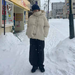 Pintuck wide slacks
