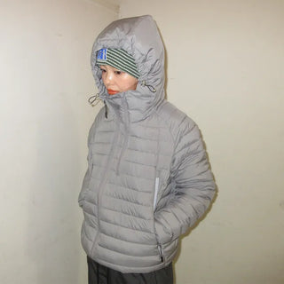 (Unisex) Hooded Padded Down Jacket
