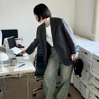 Boxy cotton jacket