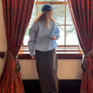 Napping long skirt