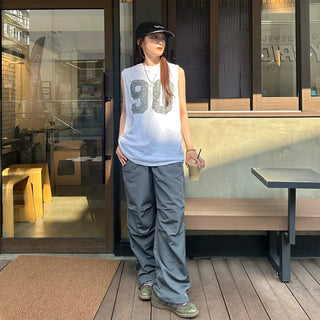 90's Oversized Sleeveless T-shirt