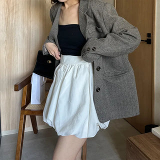Balloon mini skirt