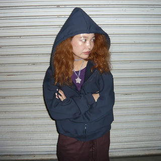 (Unisex) Washable Hooded Zip-Up