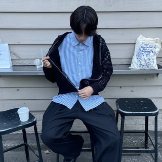 Arm warmer net zip hood