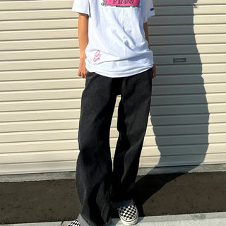 Unisex Loose Fit Denim Pants