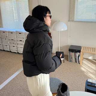 Big Hoodie String Padded Jacket