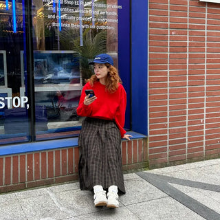 Voluminous Cropped Sweatshirt
